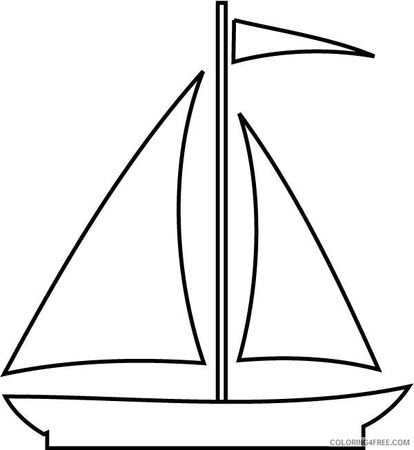 Sailboat Coloring Pages for boys Sail Boat Picture Printable 2020 0895 Coloring4free
