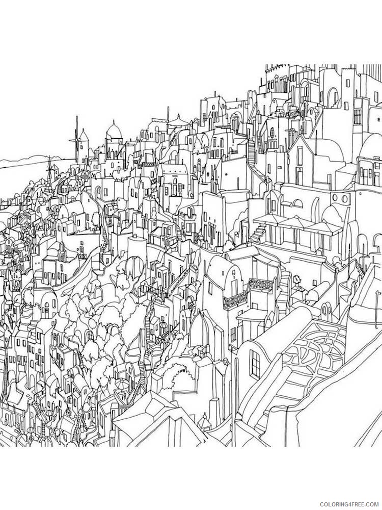 Scenery for Adults Coloring Pages scenery for adults 12 Printable 2020 686 Coloring4free