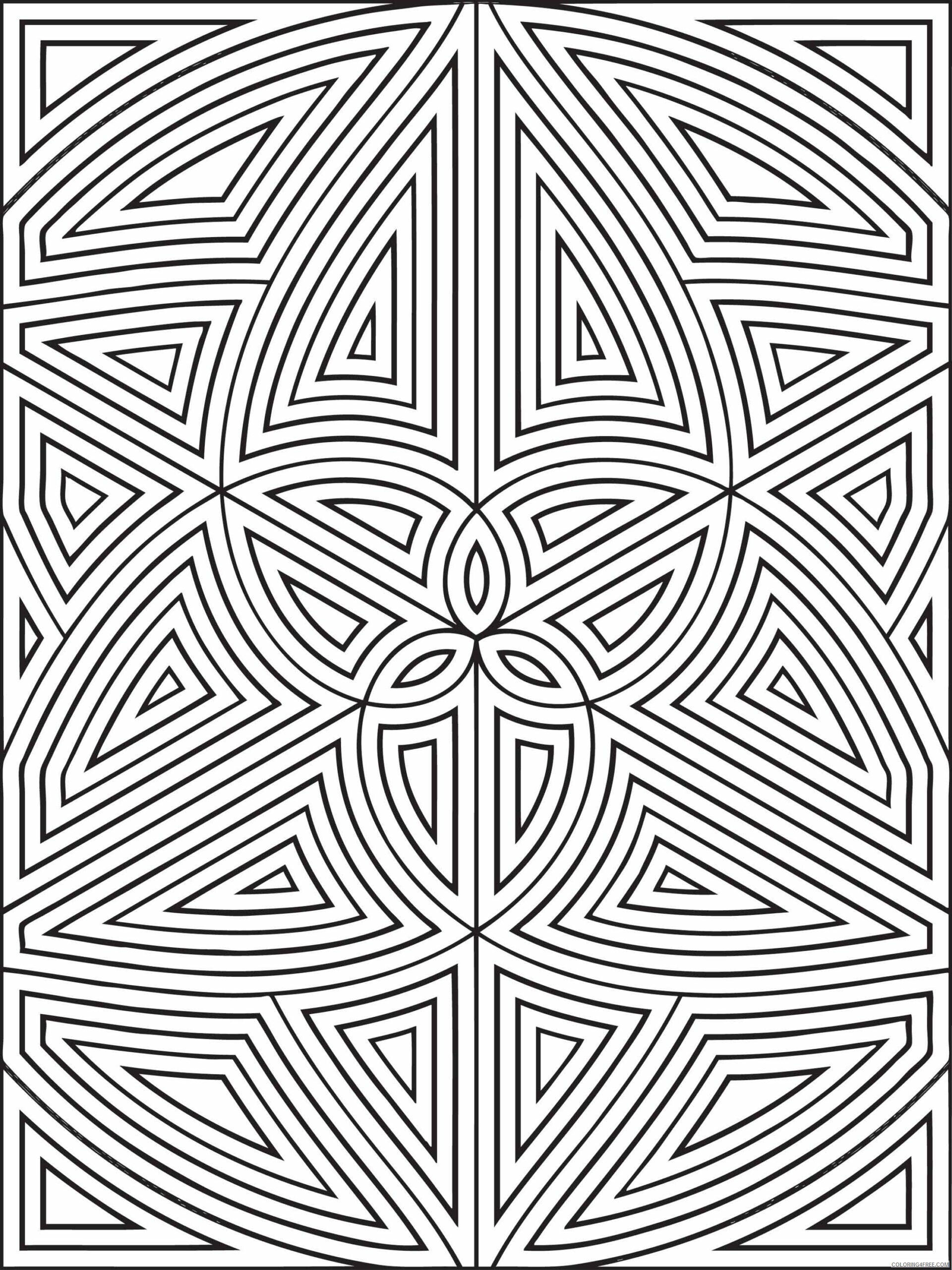 Shapes Coloring Pages Educational Geometric Shapes Printable 2020 1869 Coloring4free