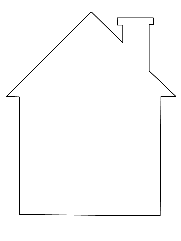 Shapes Coloring Pages Educational house Printable 2020 1879 Coloring4free