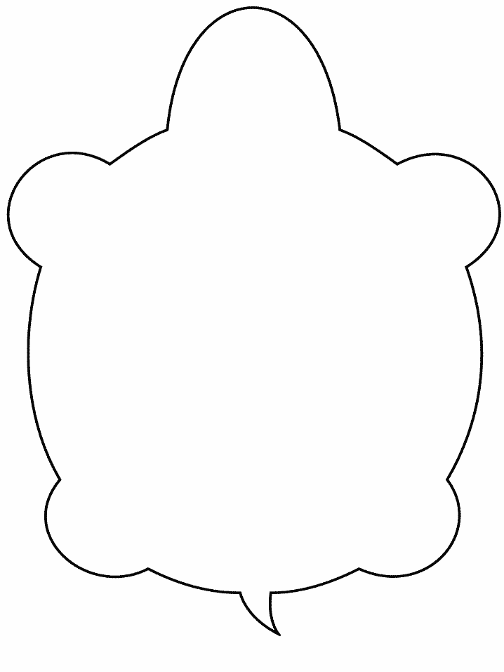 Shapes Coloring Pages Educational turtle Printable 2020 1902 Coloring4free