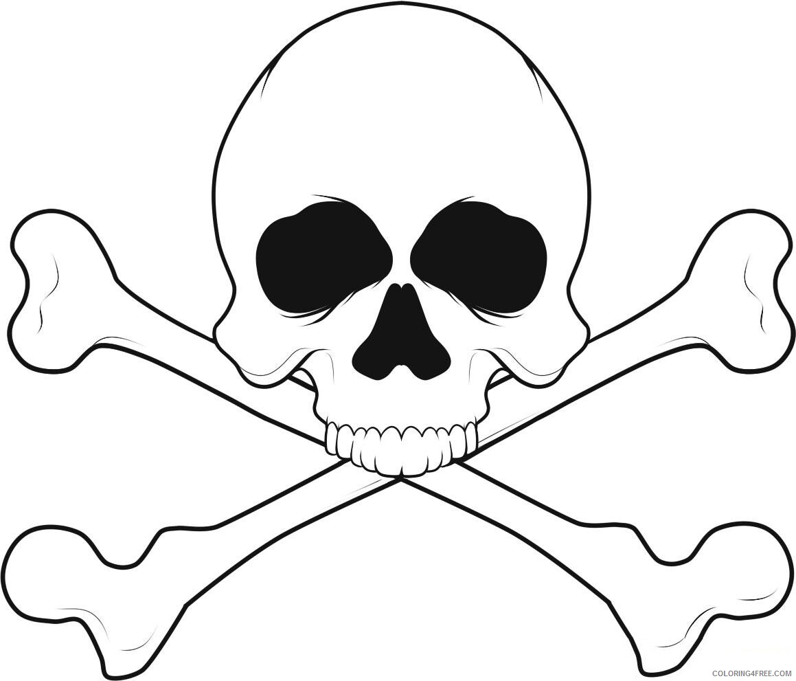 Skull for Adults Coloring Pages Free Skull 2 Printable 2020 700 Coloring4free
