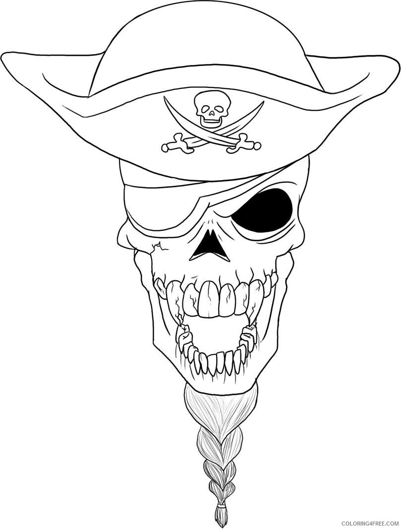 Skull for Adults Coloring Pages Skull Anatomy Printable 2020 714 Coloring4free