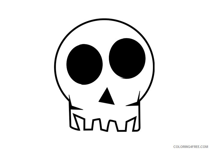 Skull for Adults Coloring Pages Skull Printable 2020 716 Coloring4free