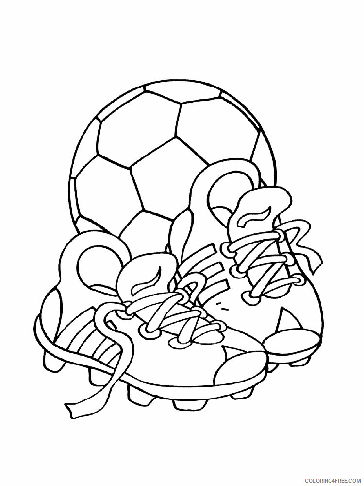 Soccer Ball Coloring Pages for boys soccer ball for boys 1 Printable 2020 0910 Coloring4free