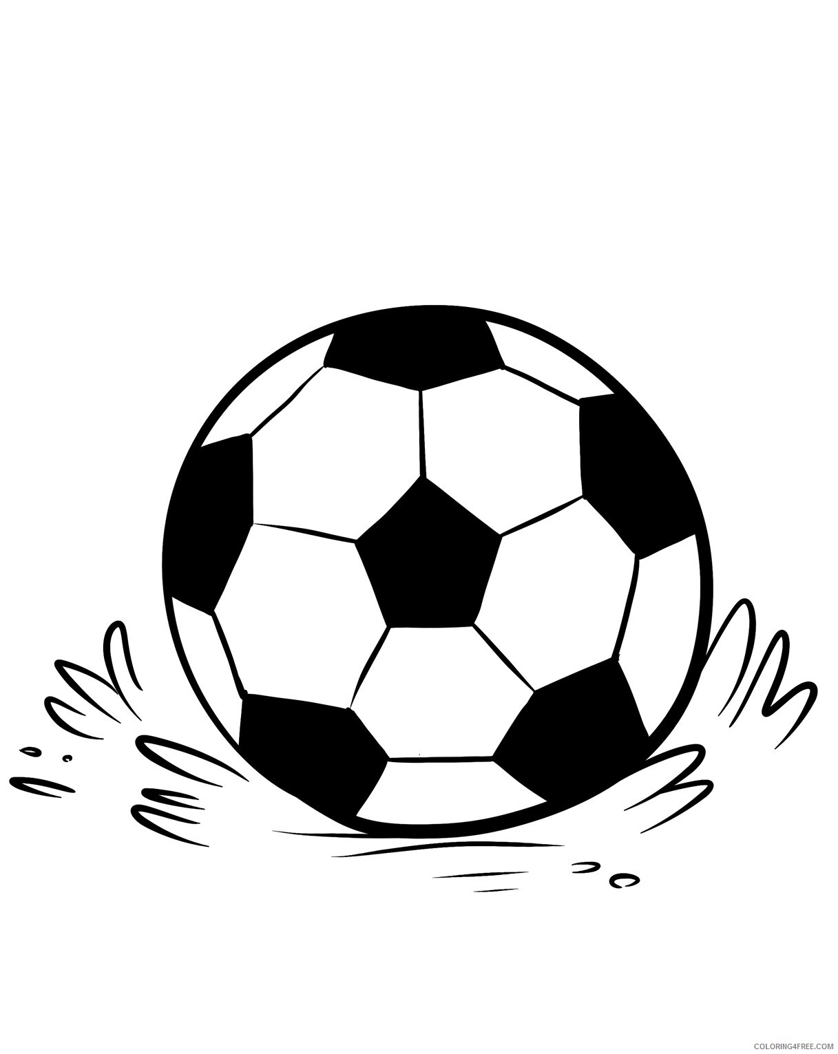 Soccer Coloring Pages for boys of Soccer Balls Printable 2020 0901 Coloring4free
