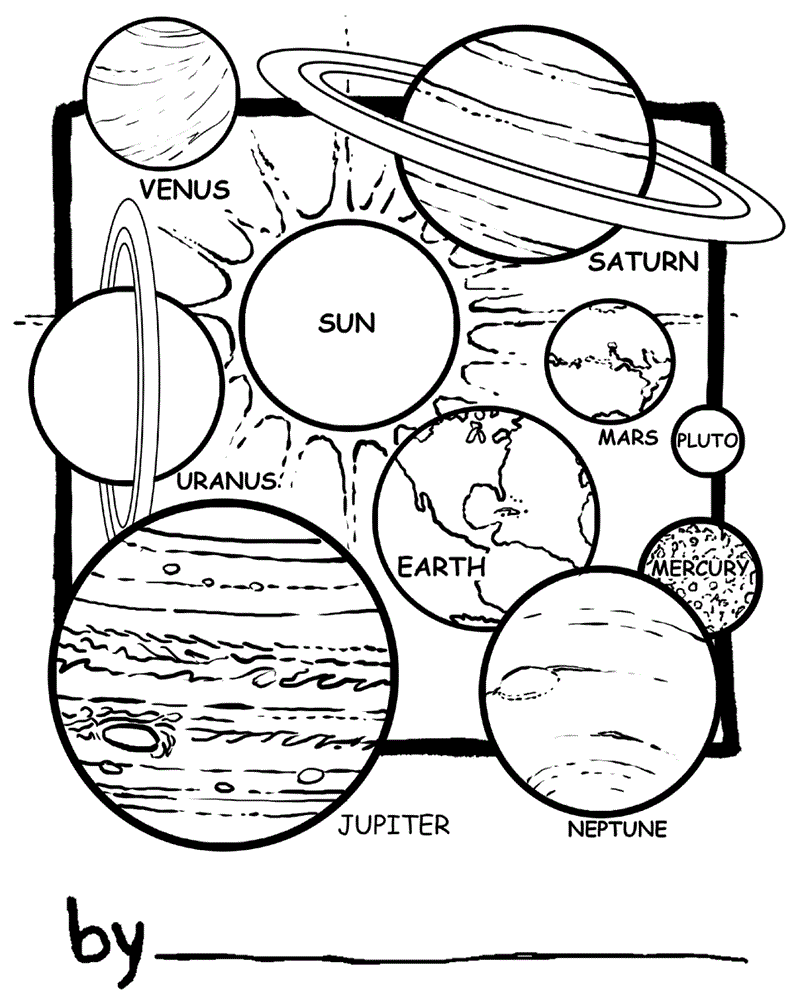 Solar System Coloring Pages Educational Free Printable 2020 1914 Coloring4free