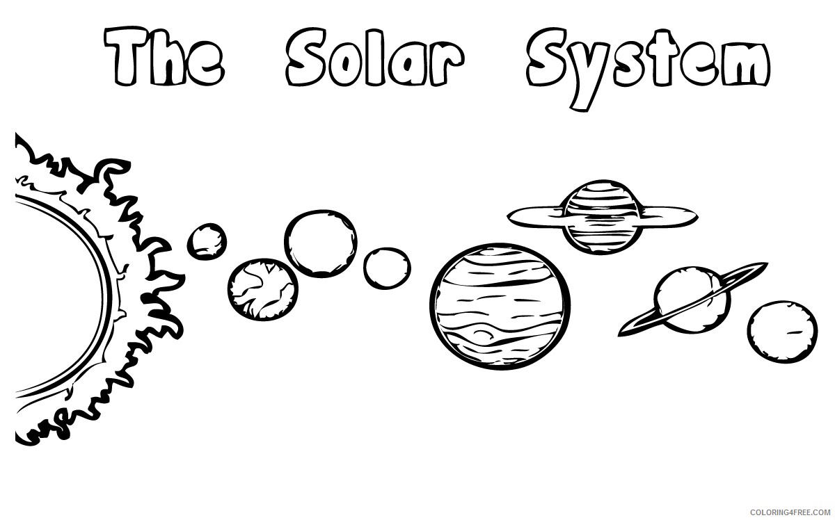 Solar System Coloring Pages Educational Pictures Printable 2020 1924 Coloring4free