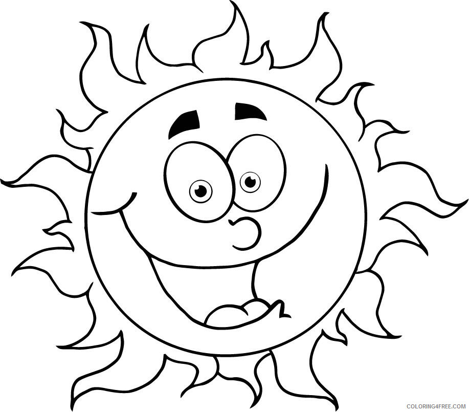 Solar System Coloring Pages Educational Sun Solar System Printable 2020 1928 Coloring4free