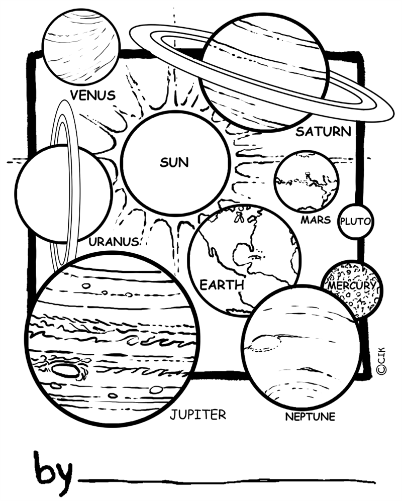 Solar System Coloring Pages Educational To Print Printable 2020 1923 Coloring4free