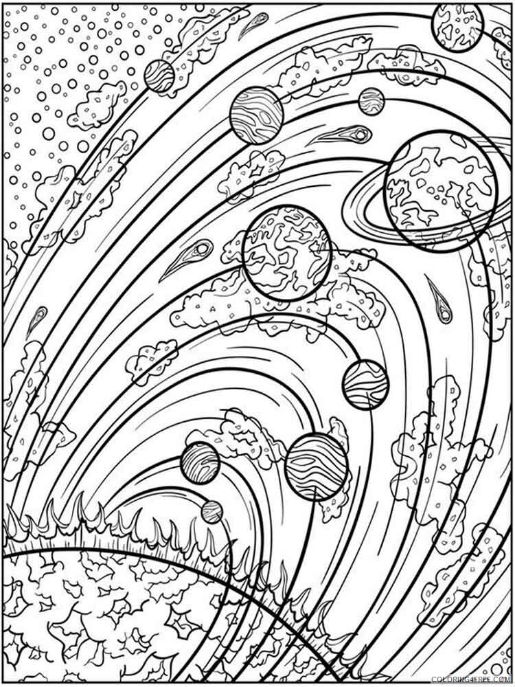 Solar System Coloring Pages Educational solar system 9 Printable 2020 1912 Coloring4free