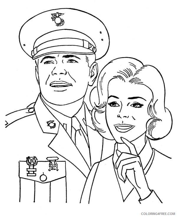 Soldier Coloring Pages for boys American Soldier US Navy Nurse 2020 0917 Coloring4free