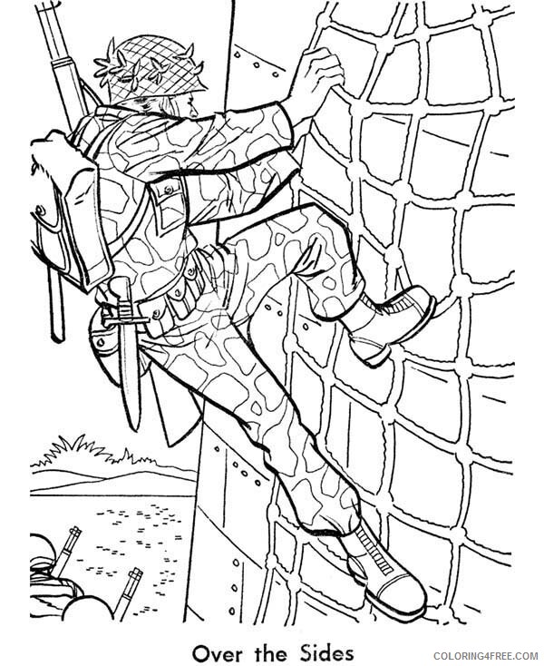 Soldier Coloring Pages for boys Soldier is Training Hard 2020 0934 Coloring4free