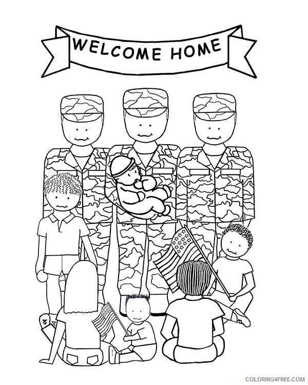 Soldier Coloring Pages for boys Welcome Home Soldier Armed Forces Day 2020 0938 Coloring4free