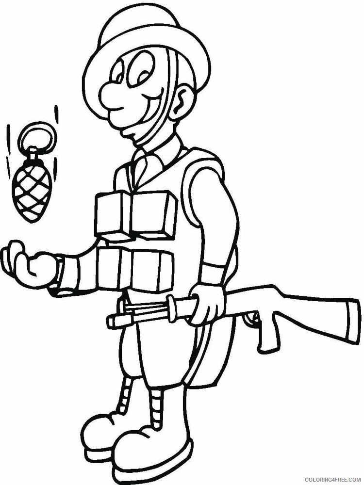Soldier Coloring Pages for boys soldier for boys 19 Printable 2020 0931 Coloring4free