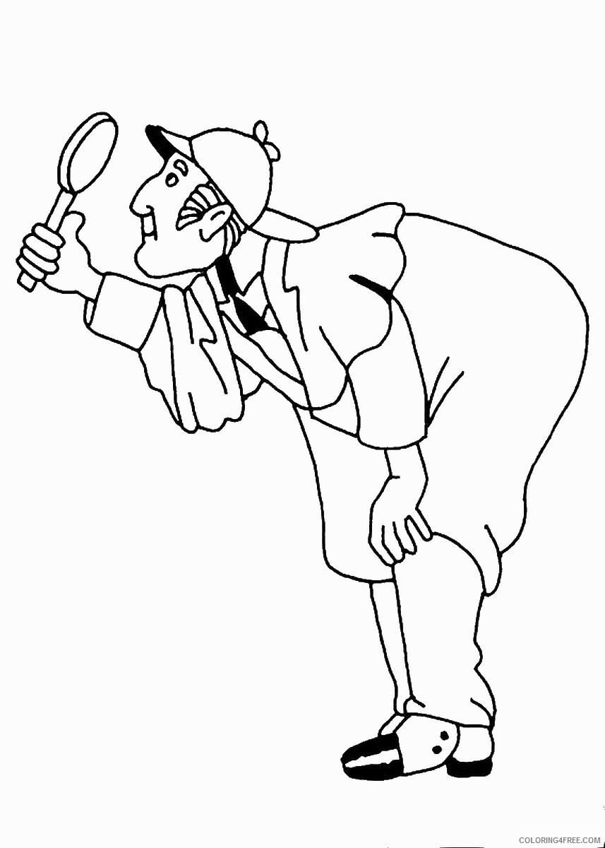 Spy Coloring Pages for boys spy_01 Printable 2020 0939 Coloring4free