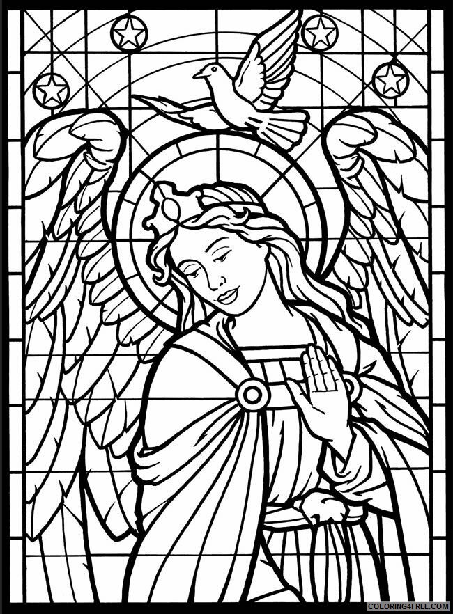 Stained Glass for Adults Coloring Pages Printable 2020 753 Coloring4free