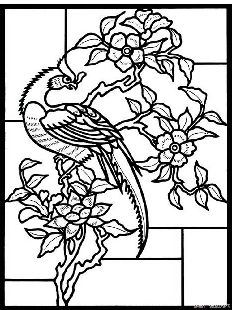 Stained Glass for Adults Coloring Pages Printable 2020 757 Coloring4free