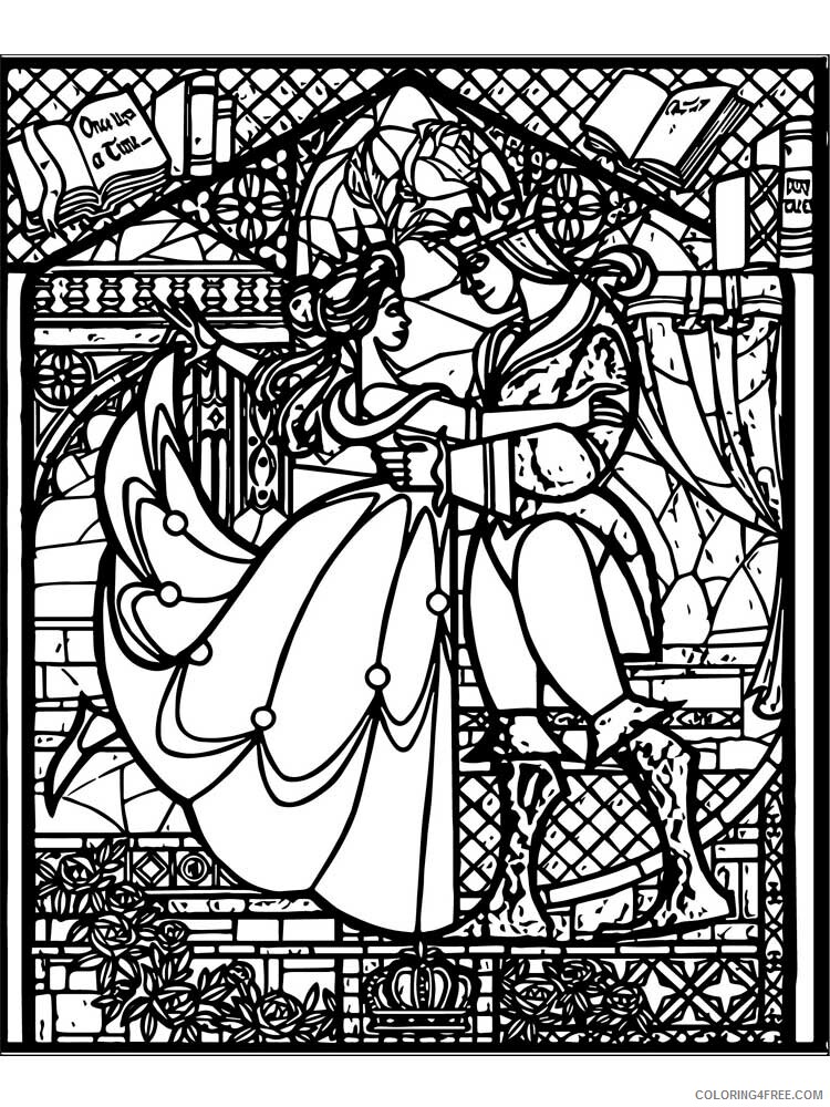 Stained Glass for Adults Coloring Pages Printable 2020 759 Coloring4free