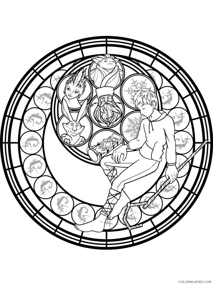 Stained Glass for Adults Coloring Pages Printable 2020 760 Coloring4free