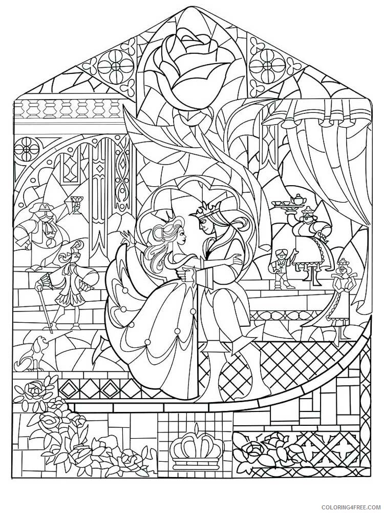 Stained Glass for Adults Coloring Pages Printable 2020 763 Coloring4free