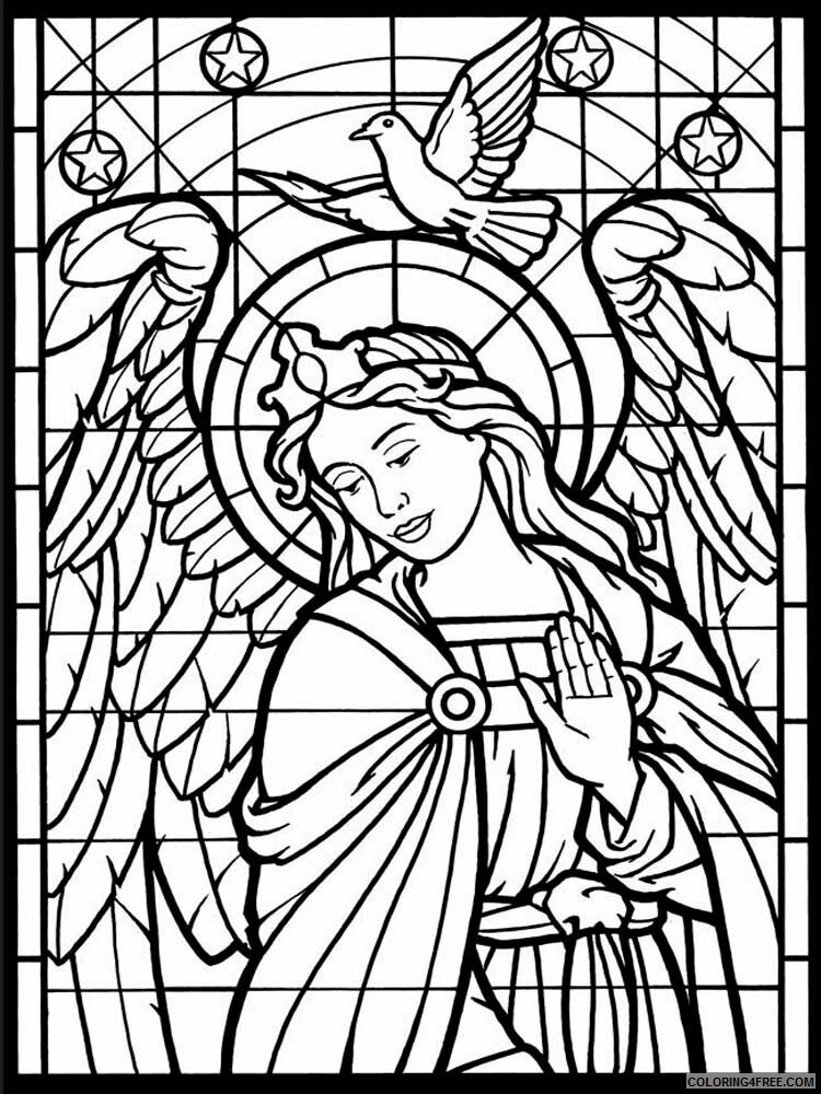 Stained Glass for Adults Coloring Pages Printable 2020 764 Coloring4free