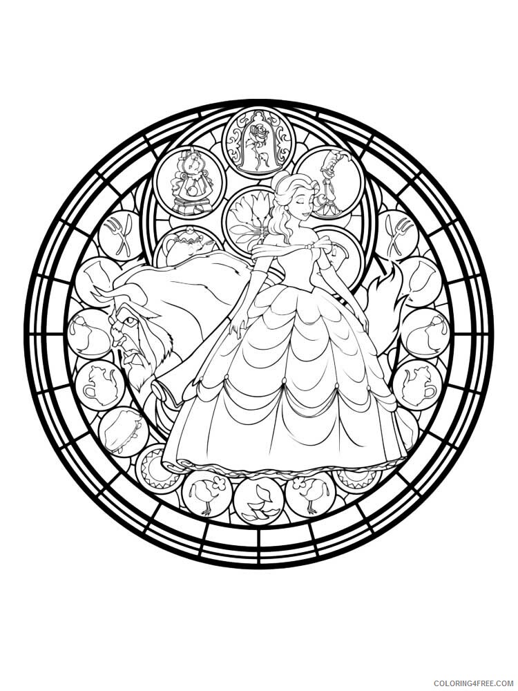 Stained Glass for Adults Coloring Pages Printable 2020 765 Coloring4free