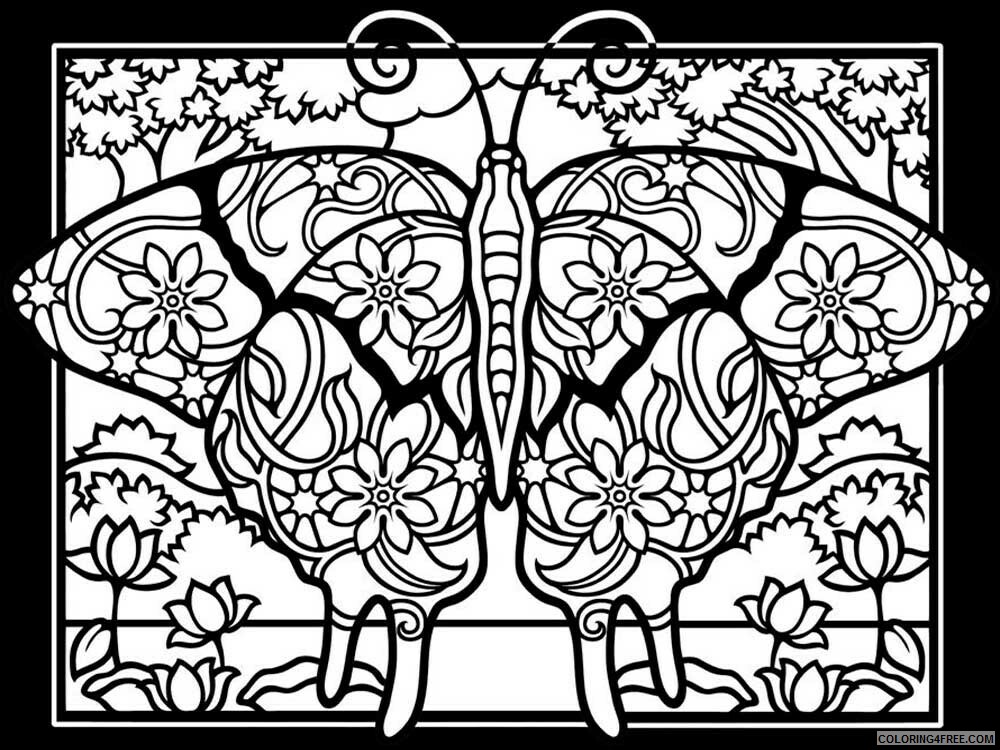 Stained Glass for Adults Coloring Pages Printable 2020 772 Coloring4free