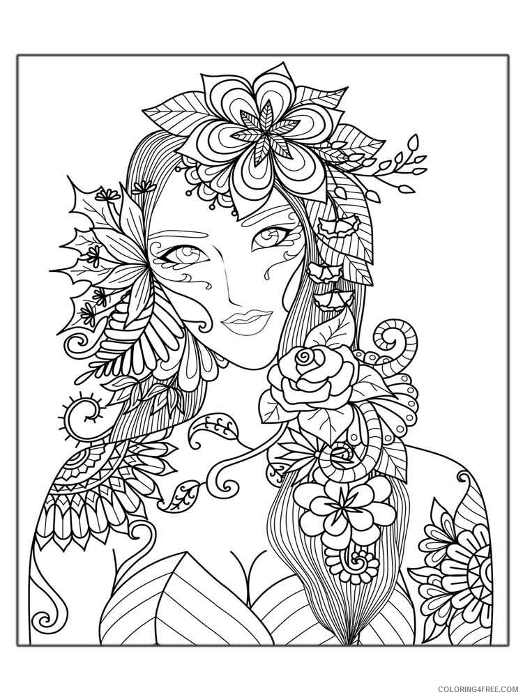 Stress Coloring Pages Adult stress adult 17 Printable 2020 772 Coloring4free
