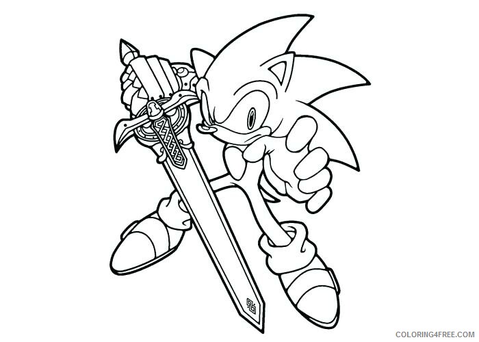 Sword Coloring Pages for boys sworda4 Printable 2020 0951 Coloring4free