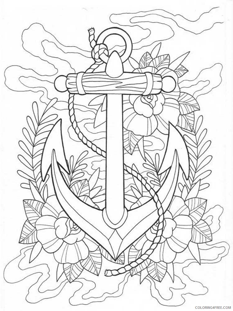 Tattoo for Adults Coloring Pages tattoo for adults 4 Printable 2020 793 Coloring4free