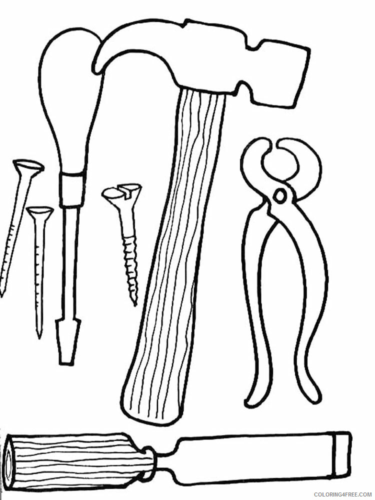 Tool Coloring Pages for boys tool for boys 22 Printable 2020 0972 Coloring4free