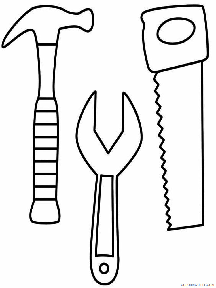 Tool Coloring Pages for boys tool for boys 4 Printable 2020 0974 Coloring4free