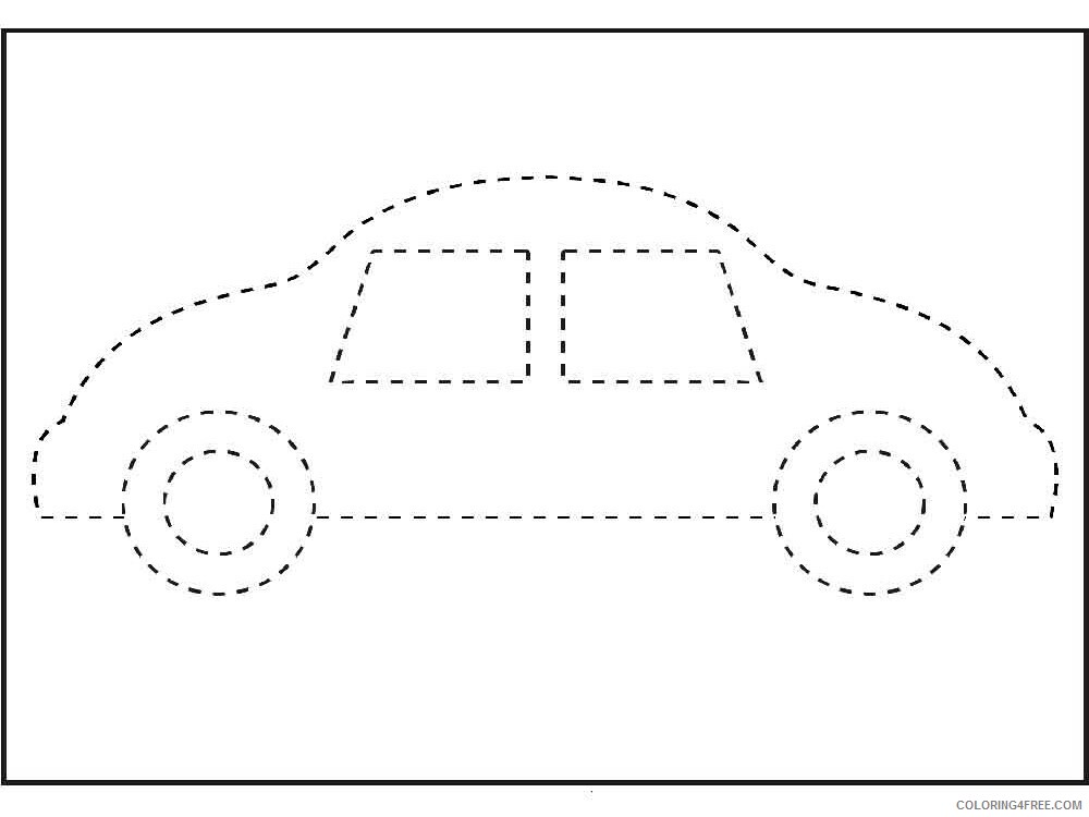 Tracing Coloring Pages Educational educational tracing 12 Printable 2020 1978 Coloring4free