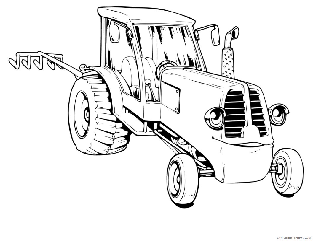 Tractor and Trailer Coloring Pages for boys Tractor Online Printable 2020 0992 Coloring4free