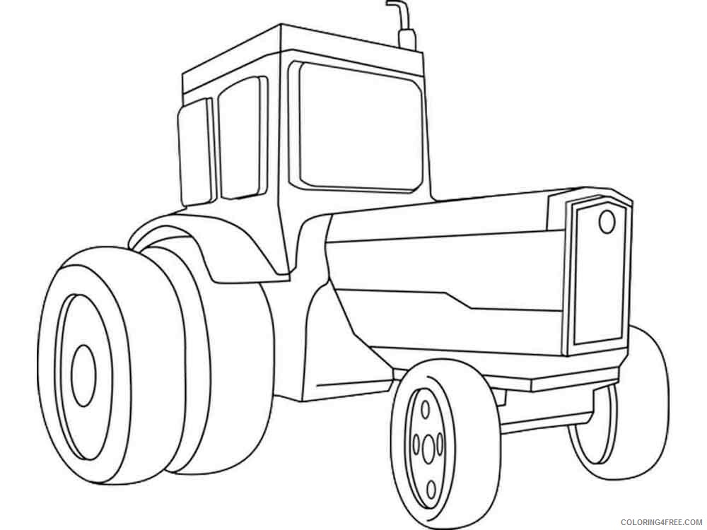 Tractor and Trailer Coloring Pages for boys tractors 19 Printable 2020 0995 Coloring4free