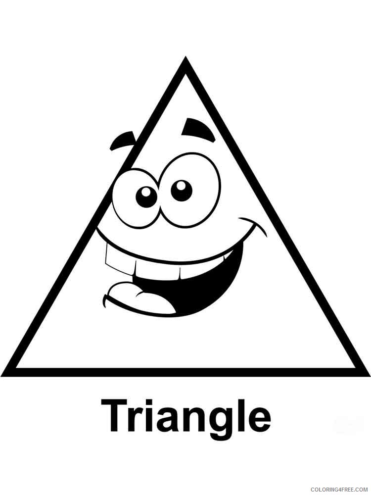 Triangles Coloring Pages Educational educational triangles 13 Printable 2020 2000 Coloring4free
