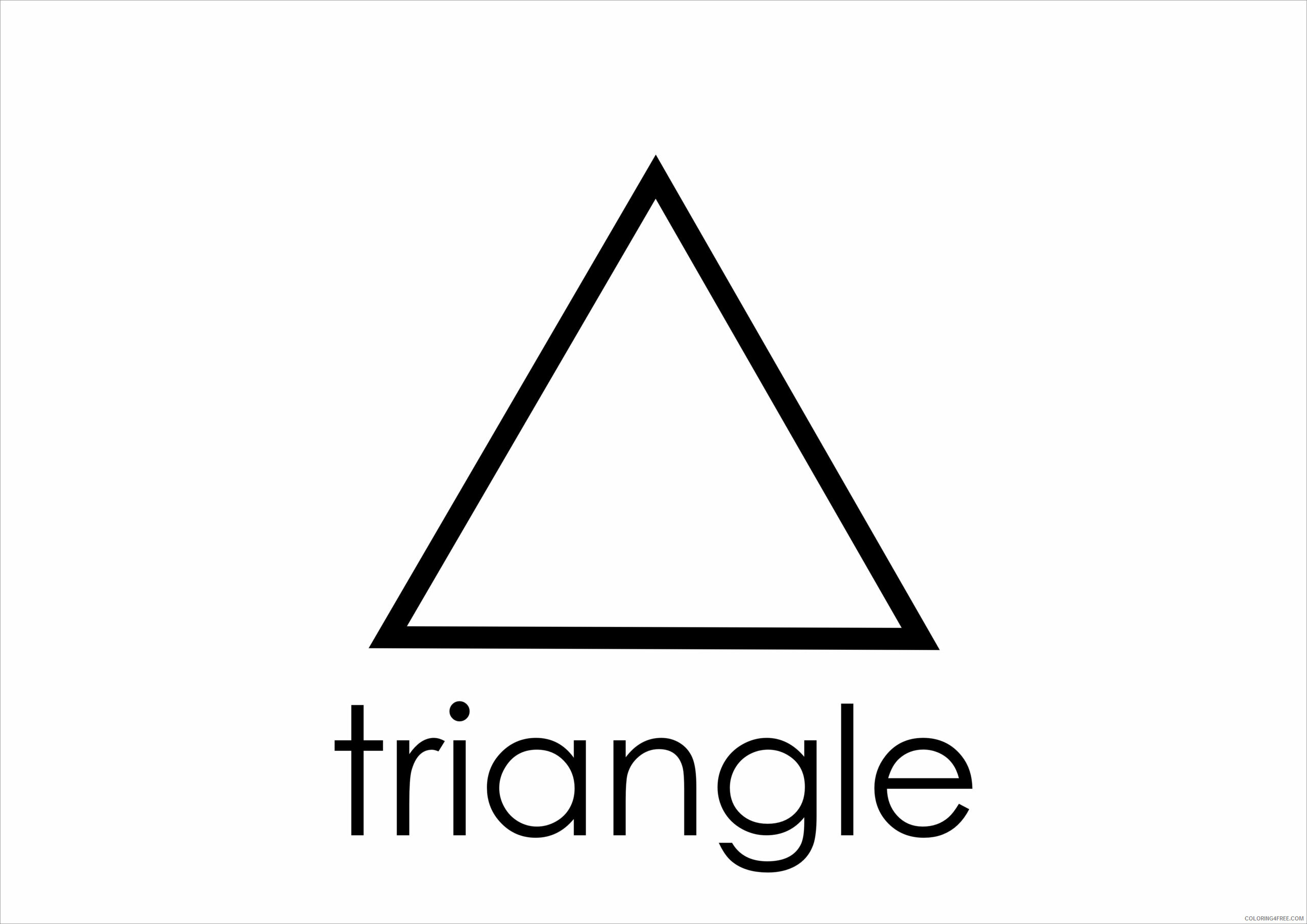 Triangles Coloring Pages Educational printable triangle Printable 2020 2002 Coloring4free