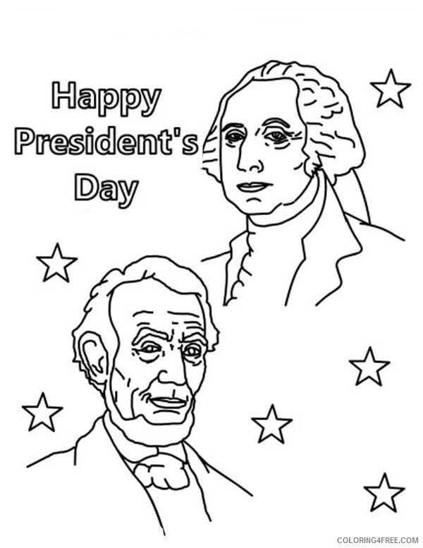 US Presidents Coloring Pages Educational Happy Presidents Printable 2020 2027 Coloring4free