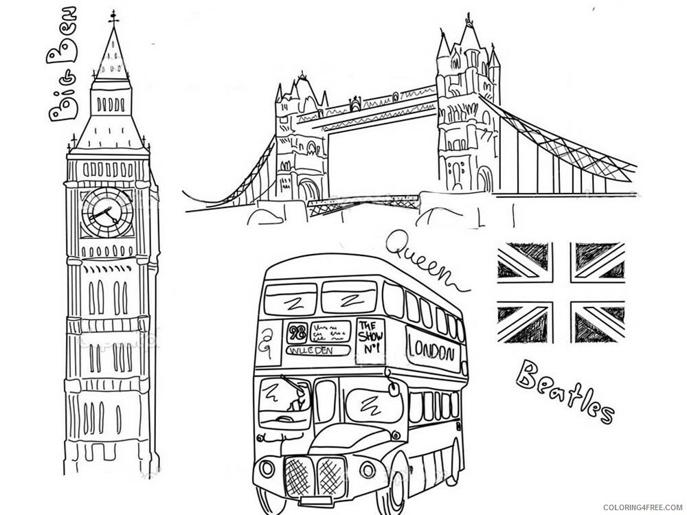 United Kingdom coloring pages 8