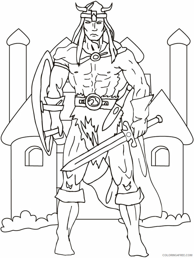 Viking Coloring Pages for boys viking for boys 3 Printable 2020 1001 Coloring4free