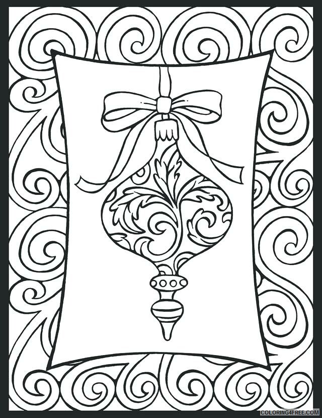 Winter for Adults Coloring Pages Ornament Winter for Adults Printable 2020 798 Coloring4free