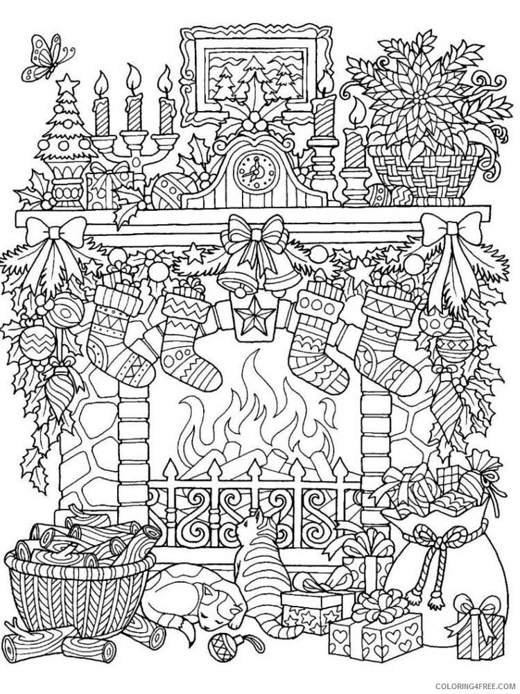 Winter for Adults Coloring Pages winter for adults 5 Printable 2020 807 Coloring4free