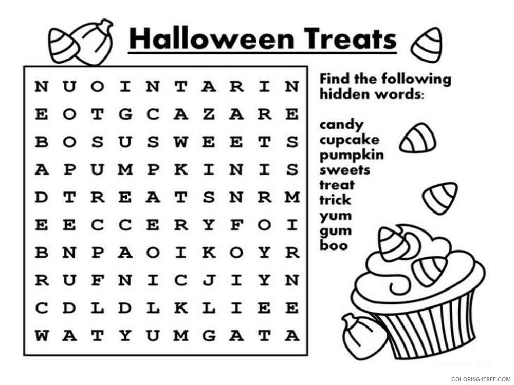 Word Searches Coloring Pages Educational educational Printable 2020 2101 Coloring4free
