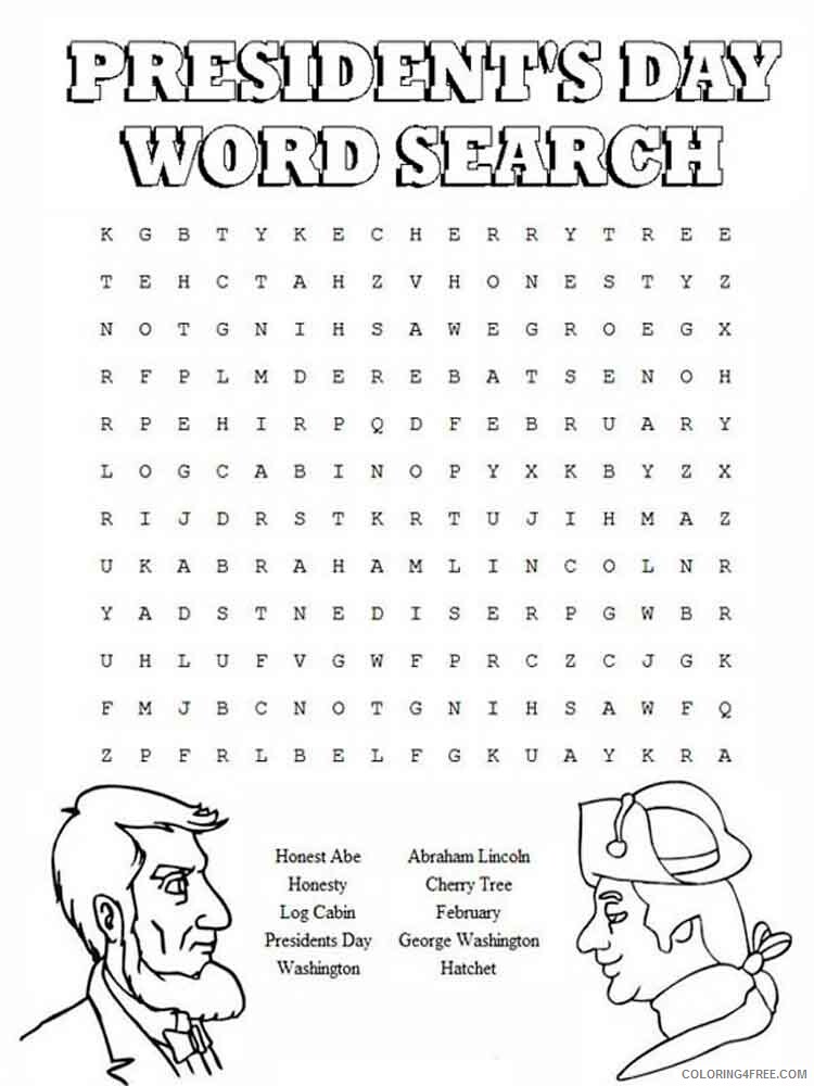 Word Searches Coloring Pages Educational educational Printable 2020 2102 Coloring4free