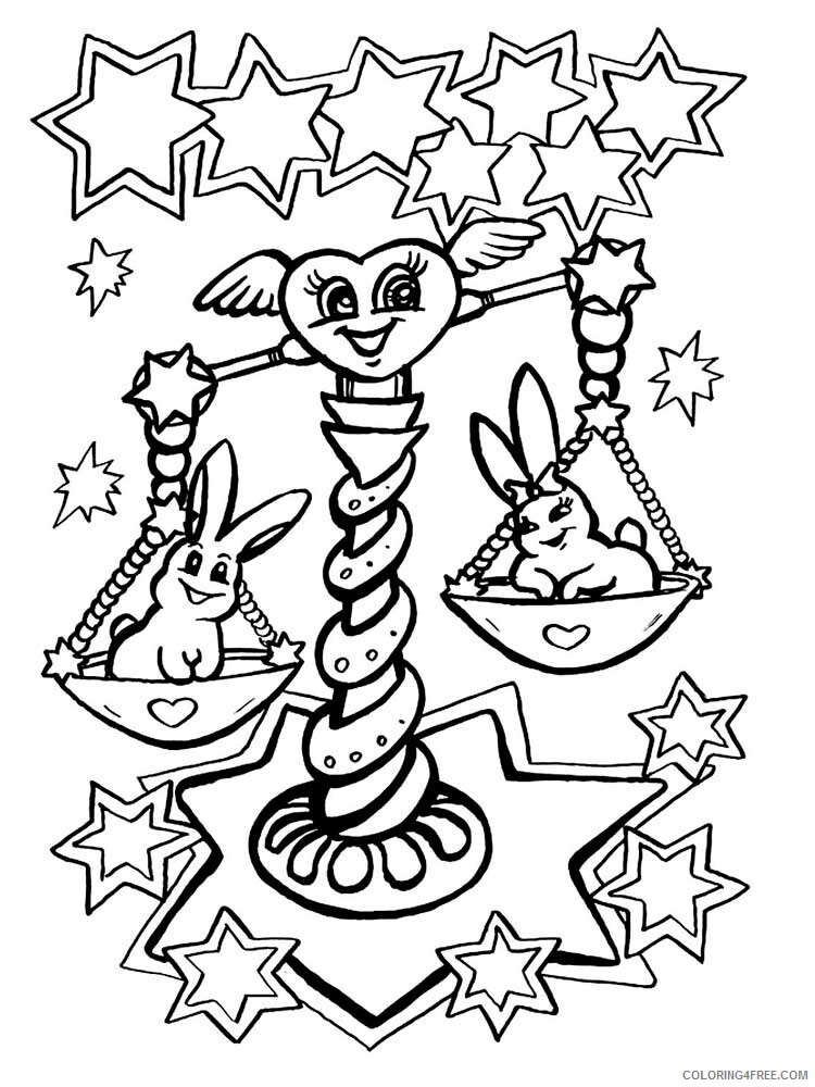 Zodiac Coloring Pages Educational Zodiac 10 Printable 2020 2209 Coloring4free