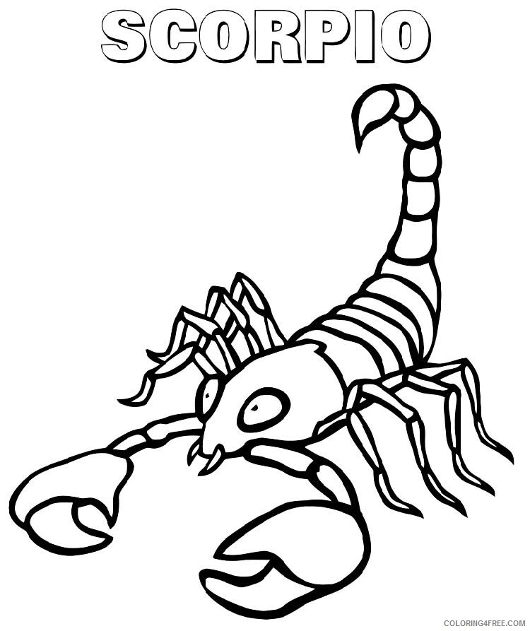 Zodiac Coloring Pages Educational Zodiac 20 Printable 2020 2215 Coloring4free