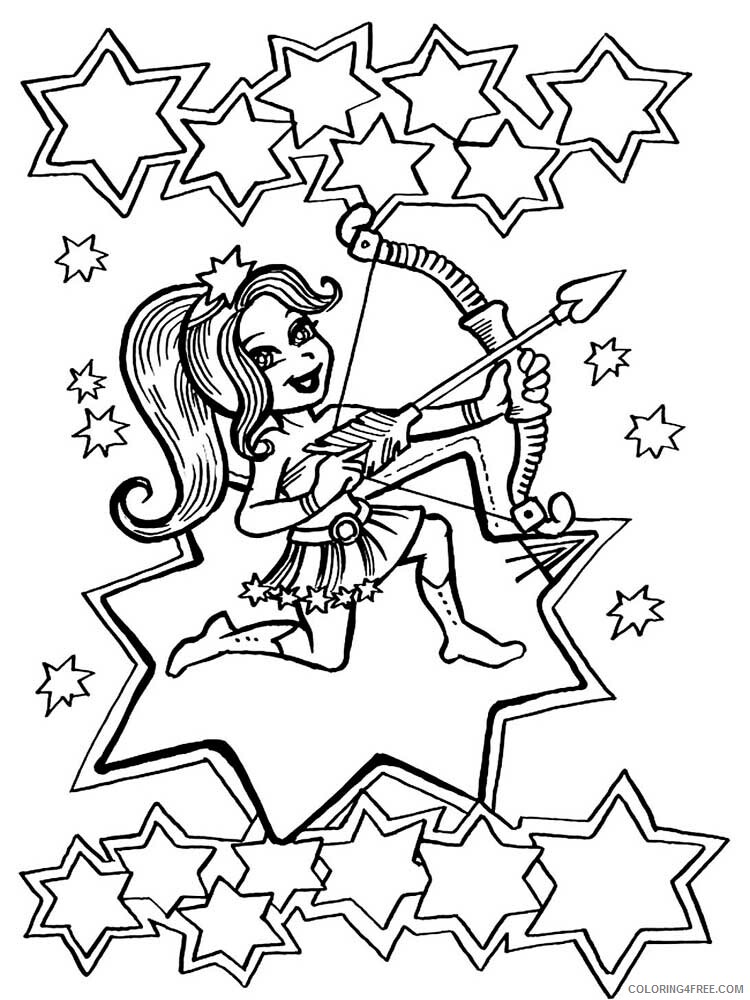 Zodiac Coloring Pages Educational Zodiac 9 Printable 2020 2221 Coloring4free