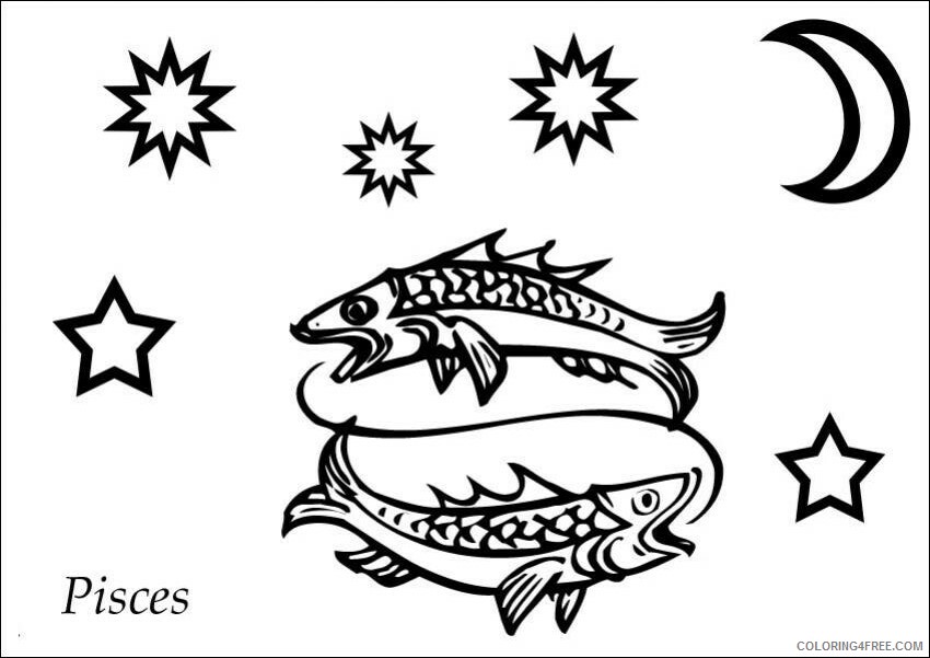 Zodiac Coloring Pages Educational zodiac 14 Printable 2020 2198 Coloring4free