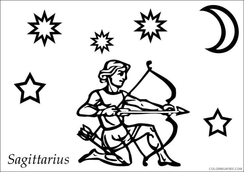 Zodiac Coloring Pages Educational zodiac 16 Printable 2020 2199 Coloring4free